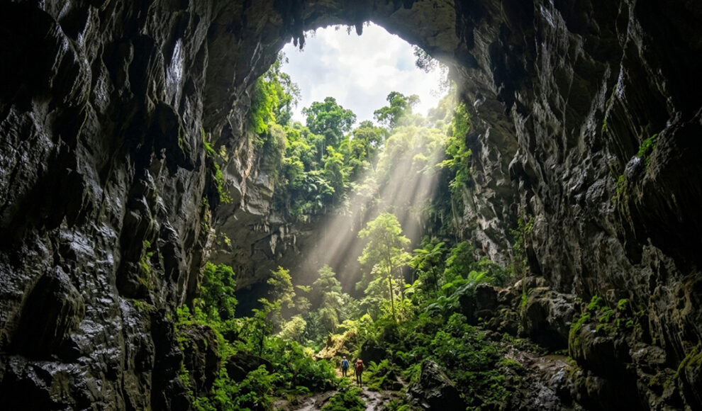In Son Doong bilden sich Wolken unter der Erde