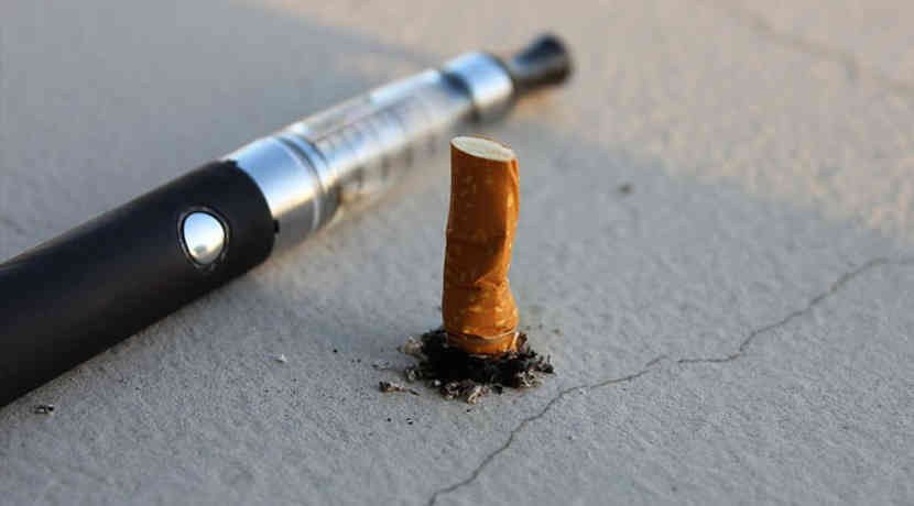 Durch e-zigarette mit rauchen aufgehort