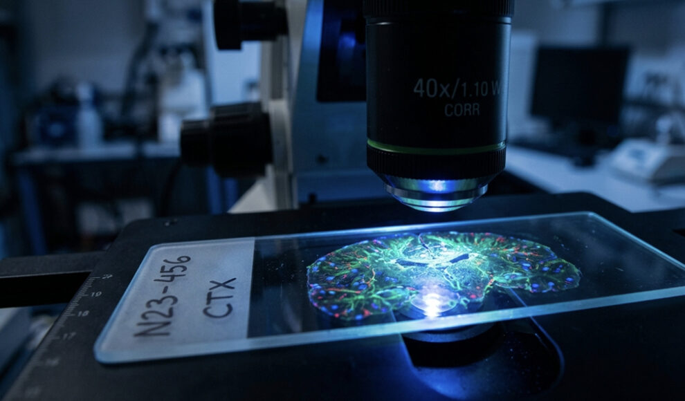 Neue Immunzelle im Alzheimer-Gehirn sitzt genau auf den Plaques