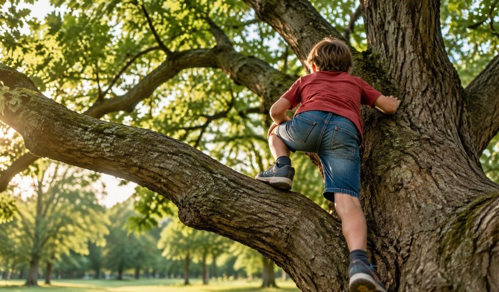 Kinder brauchen mehr Risiko beim Spielen als viele Eltern denken