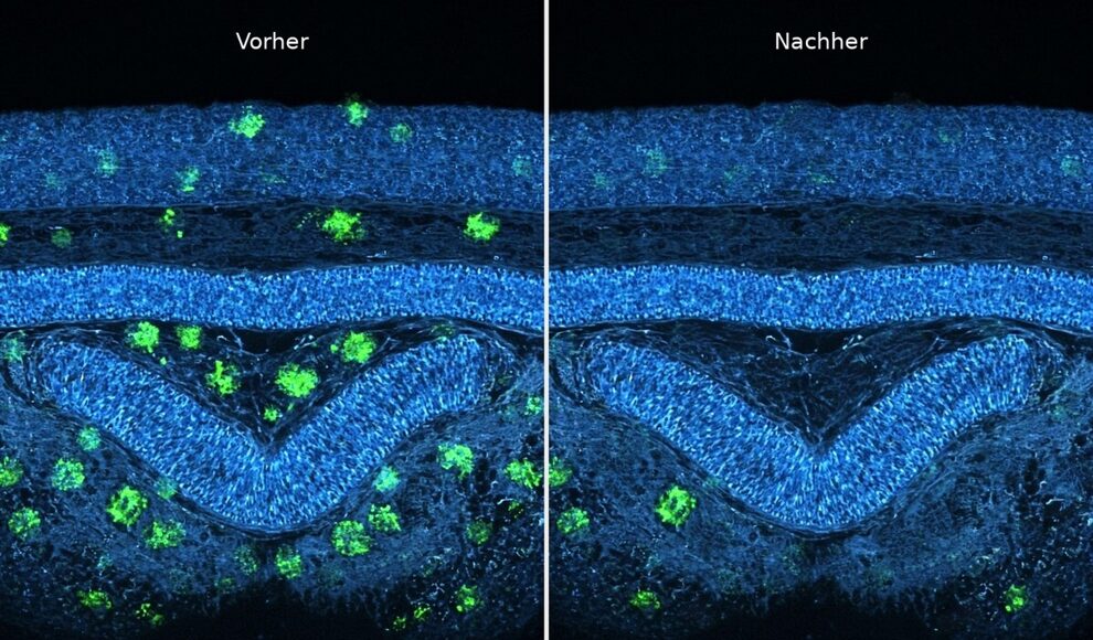 Radiowellen reinigen die Gehirne von Mäusen mit Alzheimer