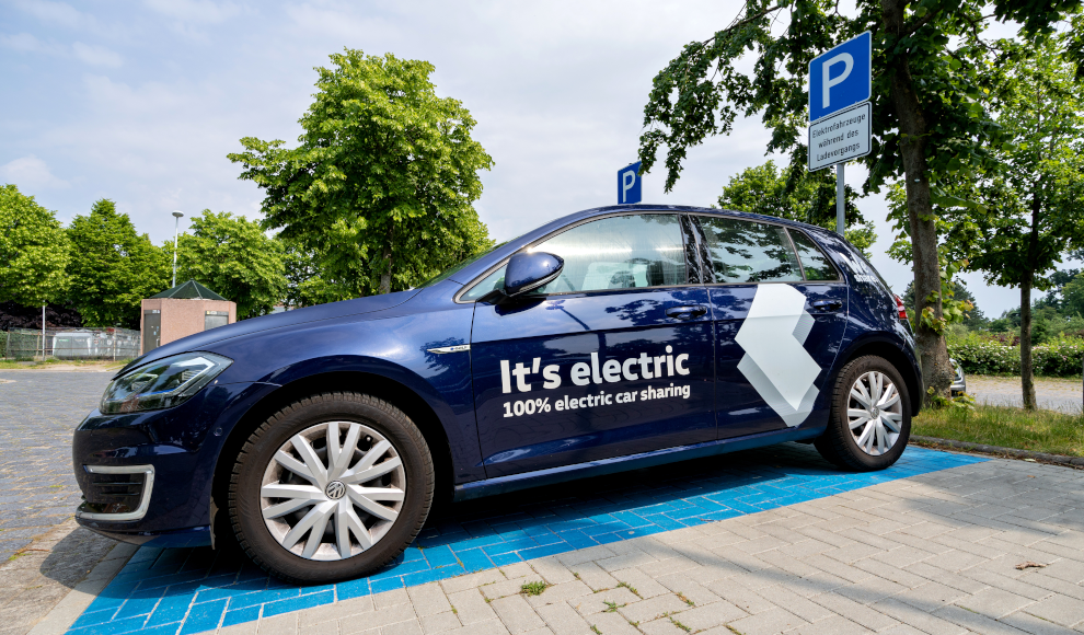 Elektroautos eines Carsharing-Unternehmens