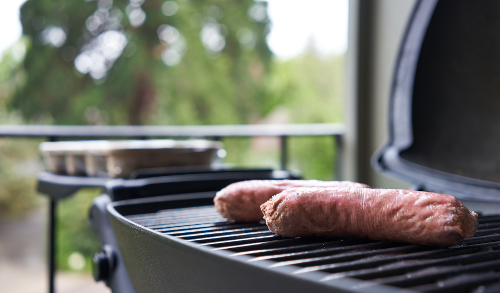 Pflanzliche Wust auf dem Grill