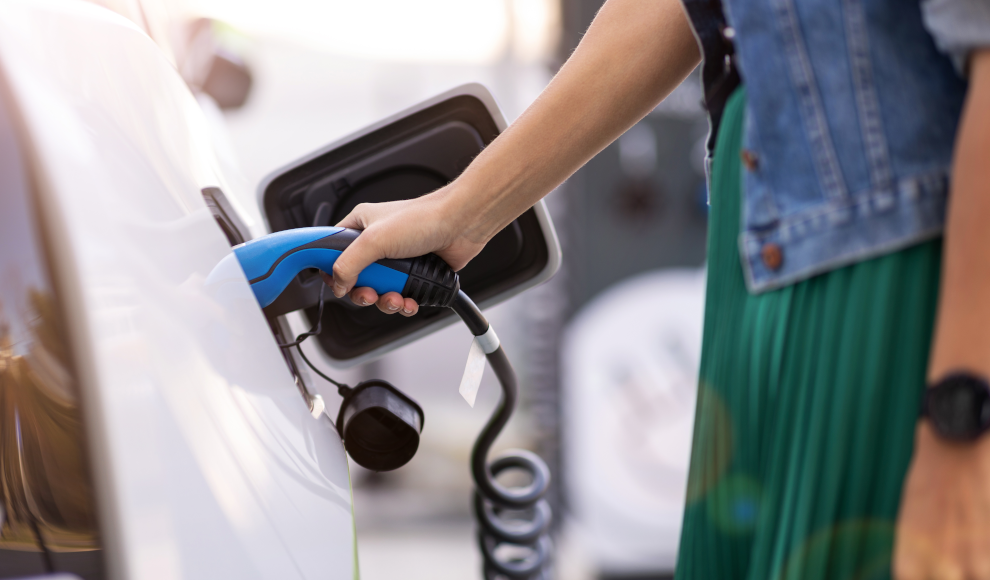 Elektroauto beim Laden