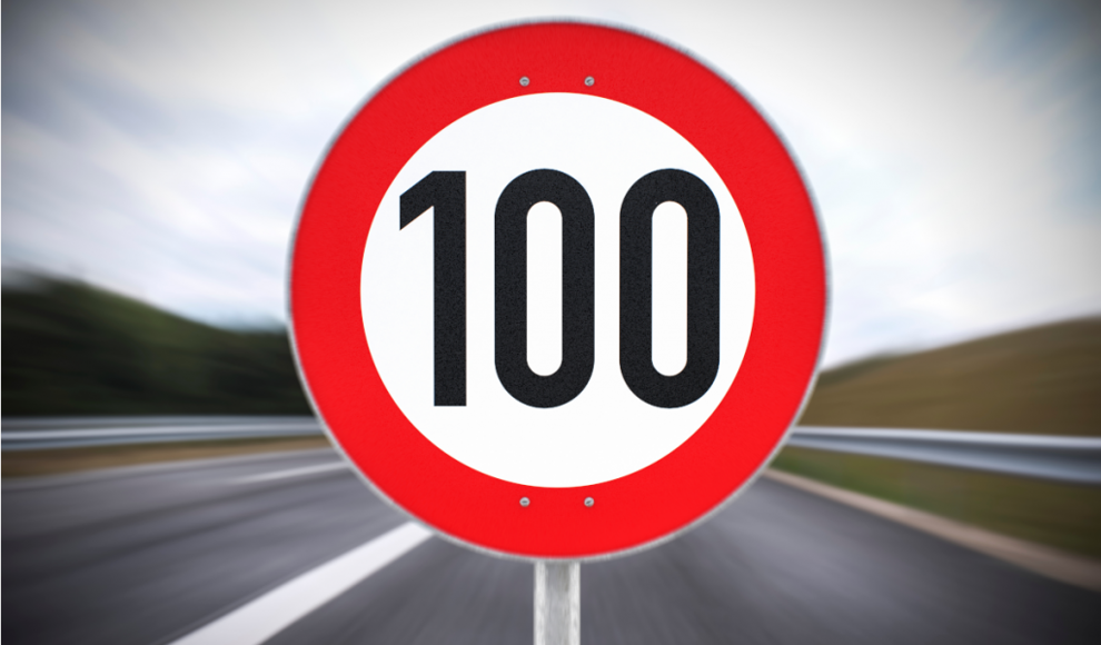 Tempolimit von 100 km/h auf der Autobahn