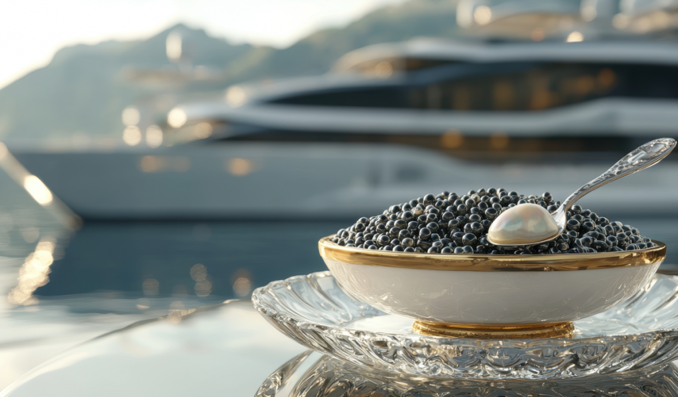 Luxusyacht eines Superreichen
