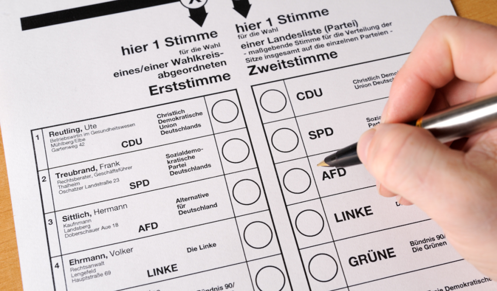 Alternative für Deutschland (AfD) gewinnt in strukturschwachen Regionen