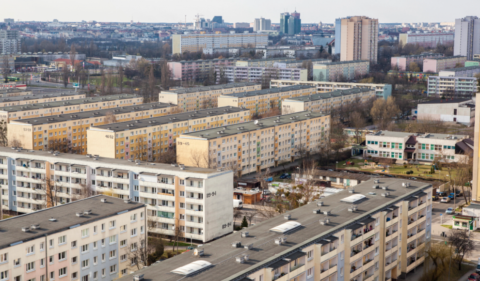Plattenbau in Deutschland (Symbolbild)