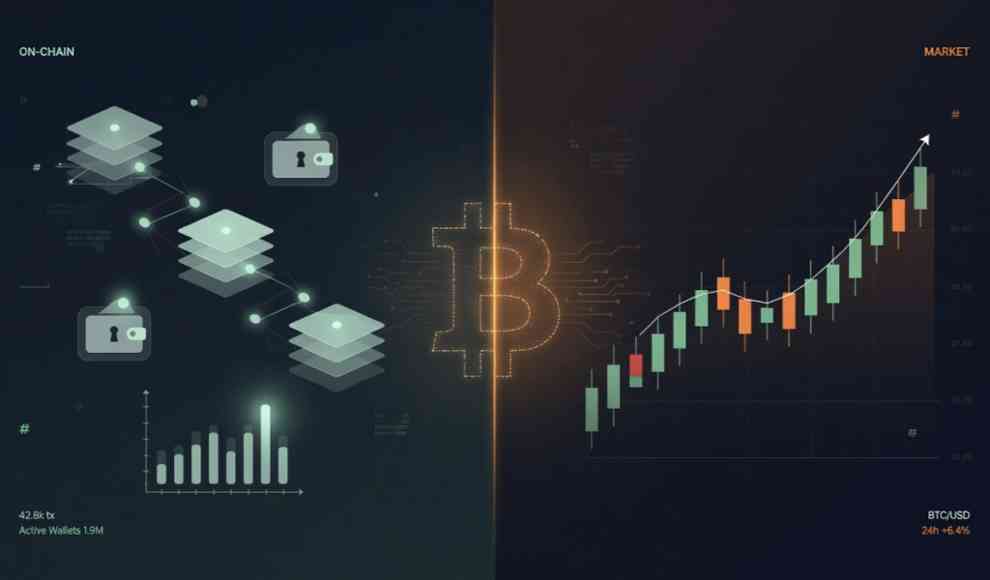 On-Chain Daten und Börsenkurse bewerten Bitcoin unterschiedlich