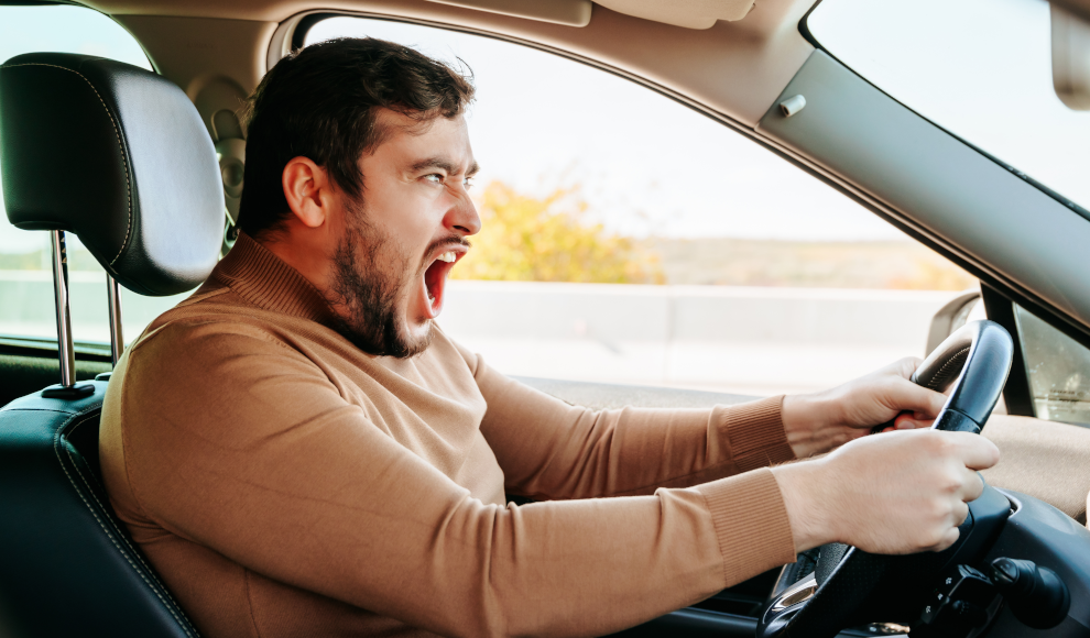 Autofahrer mit psychopathischen Zügen