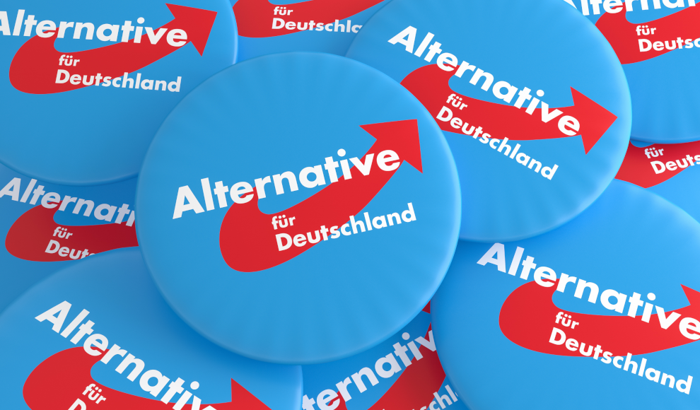 Buttons der Alternative für Deutschland (AfD)