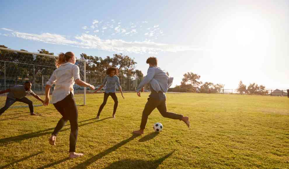 Fußball in der Freizeit