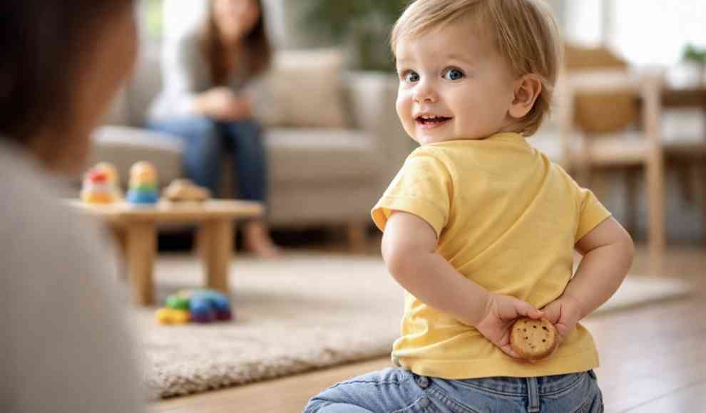 Babys täuschen ihre Eltern bereits bevor sie sprechen können