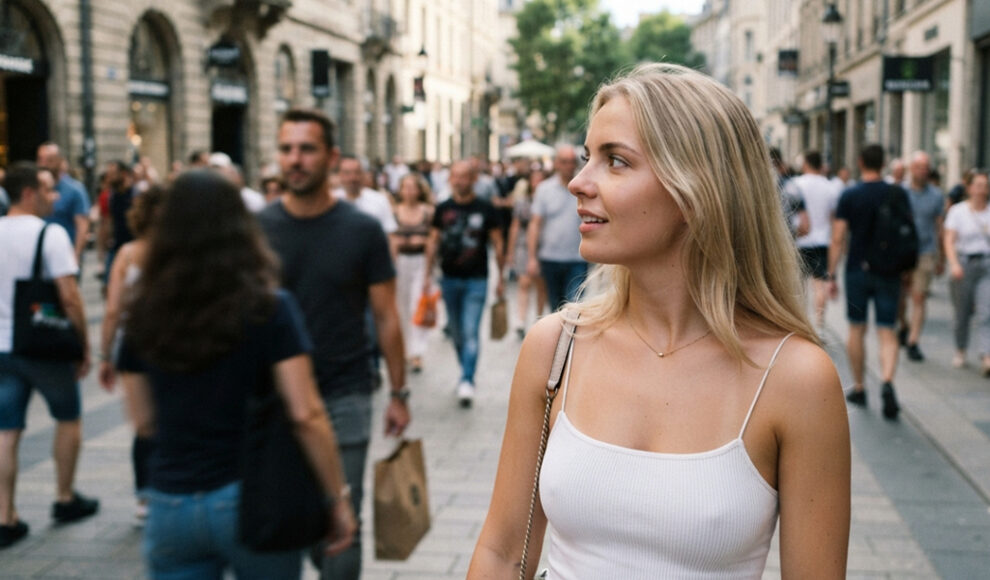 Attraktive Gesichter lenken den Blick aber nicht die Aufmerksamkeit
