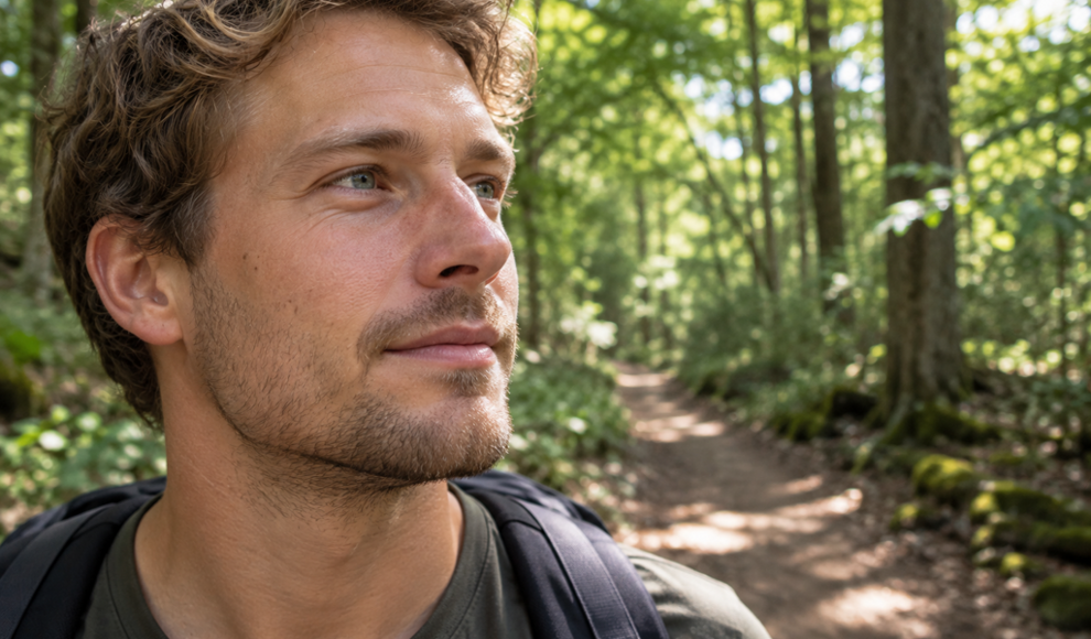 Waldspaziergänge zeigen ihre Wirkung sogar im Gesicht