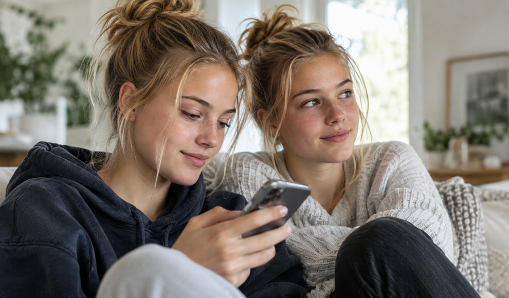 Zwillinge verändern den Blick auf Bildschirmzeit und Depressionen