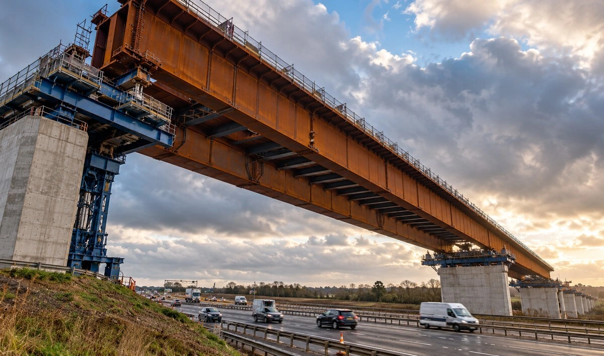 4,750-Ton Bridge Slid Over M6 Highway in Birmingham, Report Says