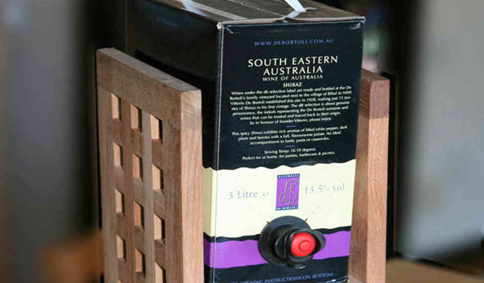Wein aus Bag-in-Box-Verpackungen verliert an Geschmack
