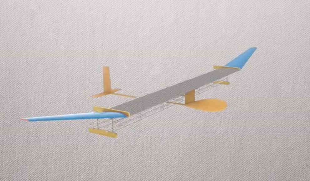 Flugzeug mit Ionen-Antrieb