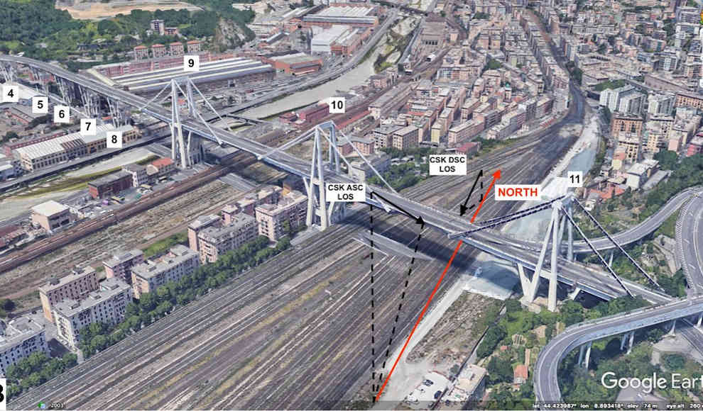 Morandi-Brücke in Italien