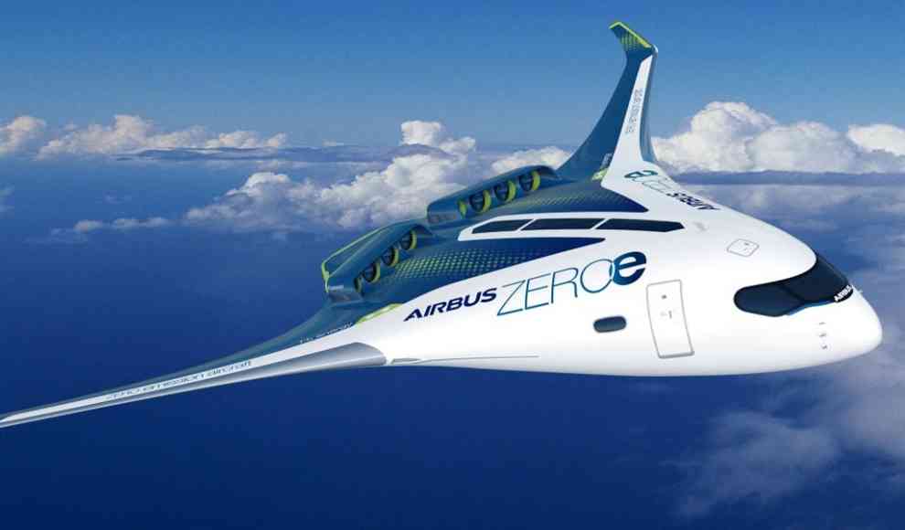 Wasserstoffflugzeug von Airbus