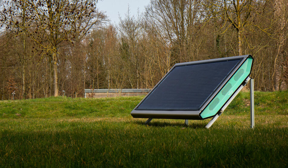 Solarpanel erzeugt Wasserstoff