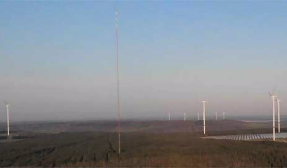 Höchster Windmessmast der Welt