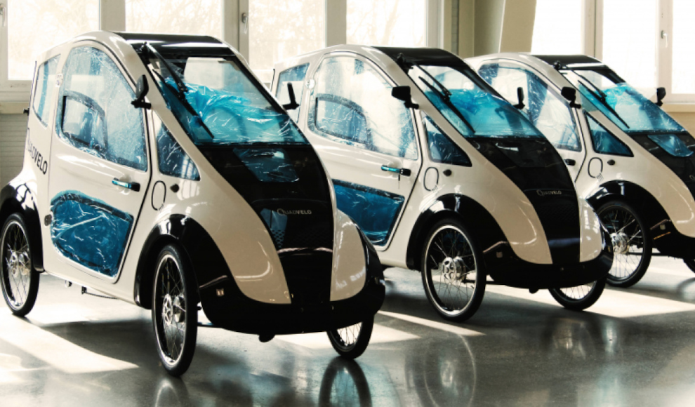 Velomobil des Start-ups Quadvelo 