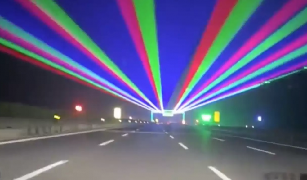 Lasershow gegen Müdigkeit und Sekundenschlaf 