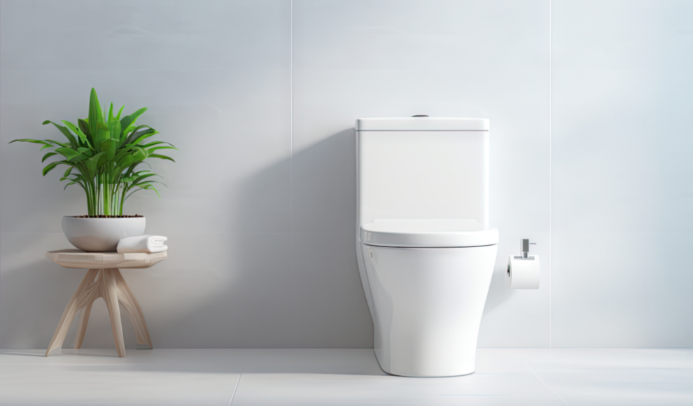 Toilette mit Urinanalysesystem 