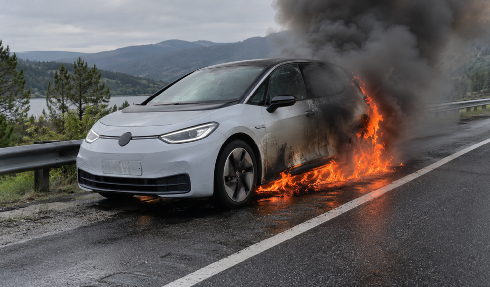 Elektroauto warnt im Test neun Minuten früher vor Akkubrand