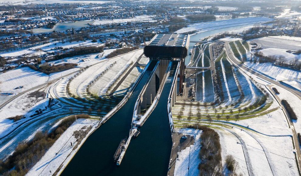 Schiffshebewerk hebt 2.000 Tonnen schwere Schiffe 73 Meter hoch