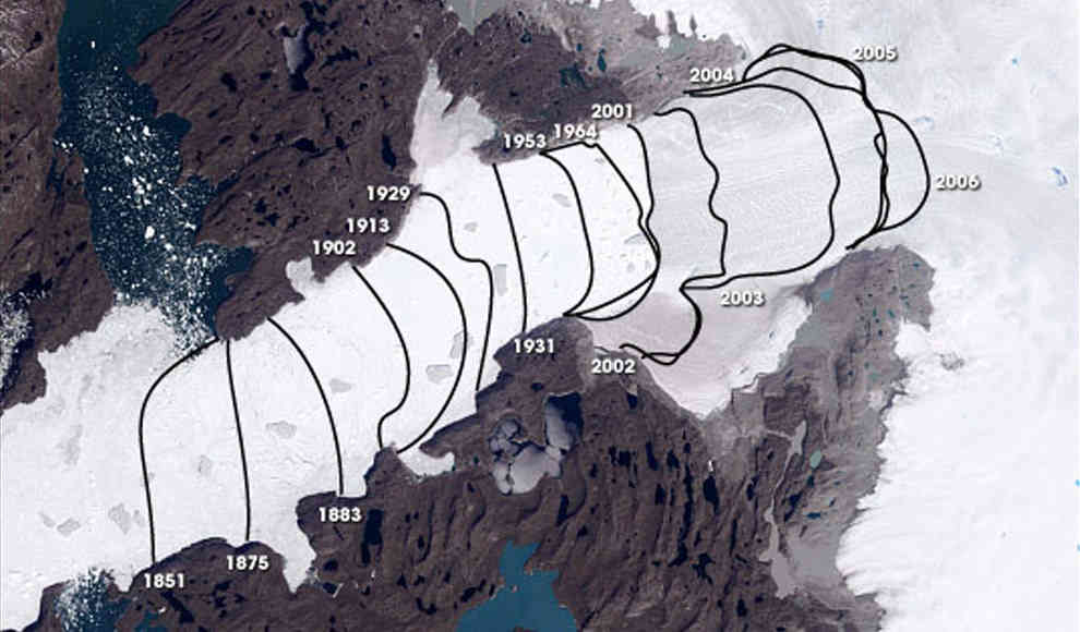 Jakobshavn-Gletscher 