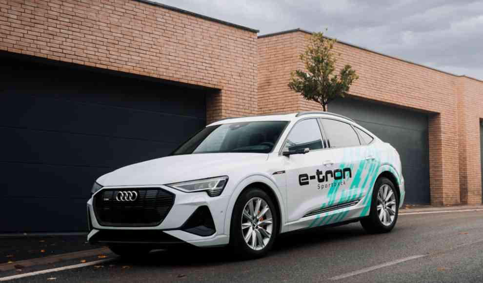 Audi e-tron mit Elektroantrieb