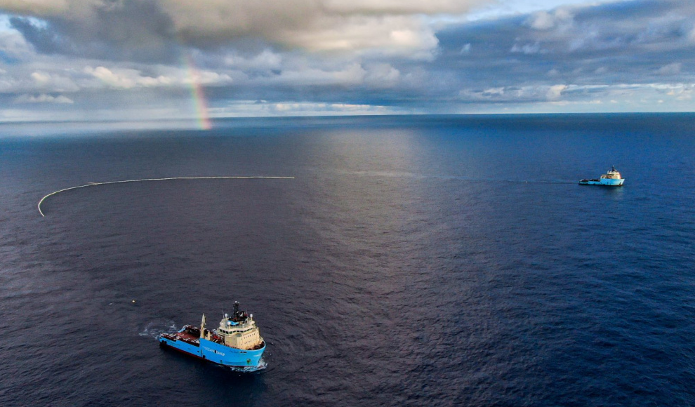 Müllfangsystem Jenny von The Ocean Cleanup