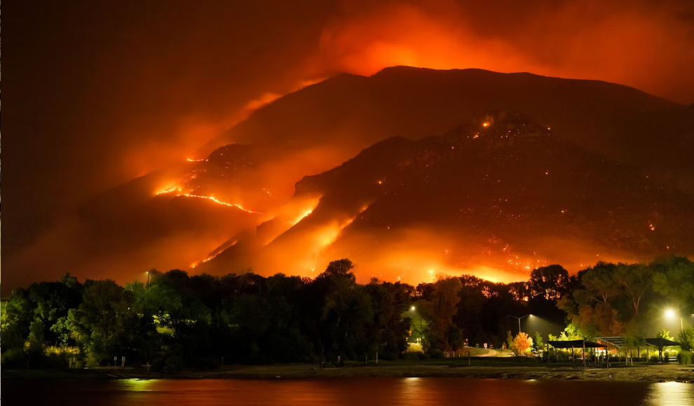 Waldbrand durch Klimawandel