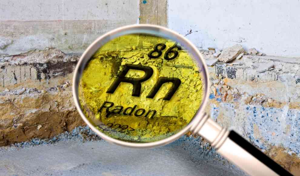 Karte Radon