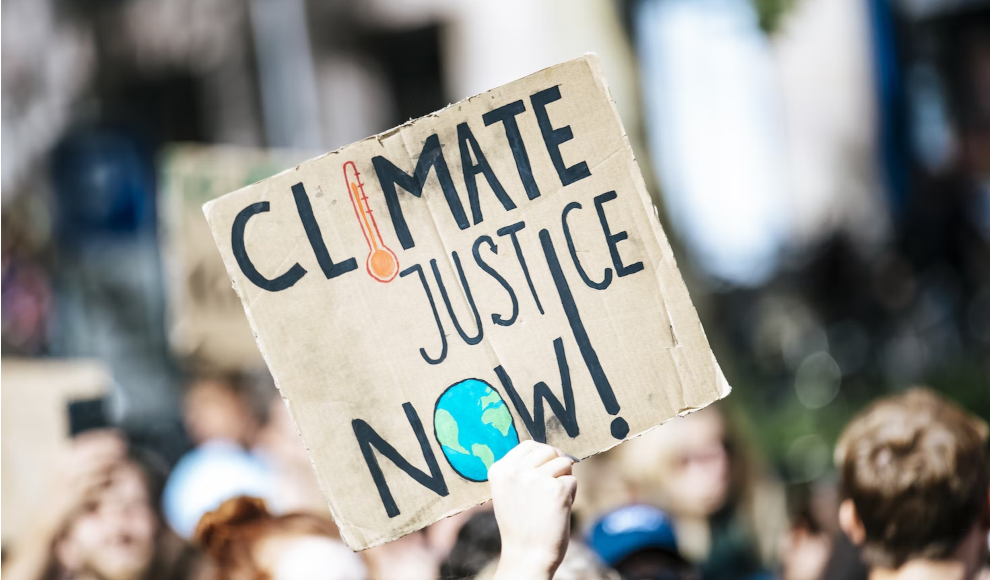 Protest für Maßnahmen gegen den Klimawandel