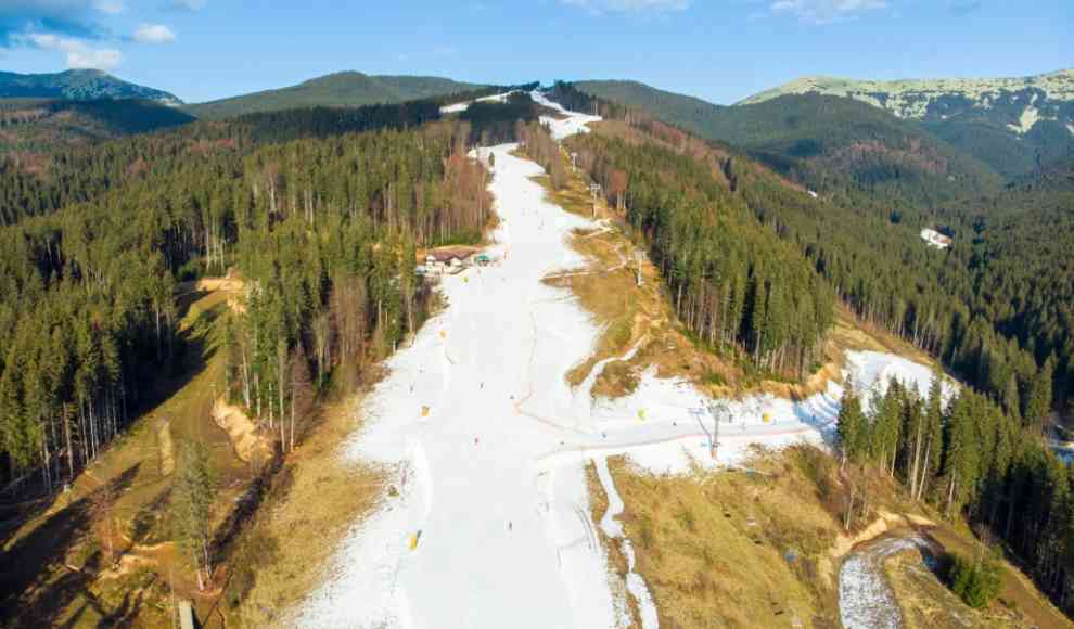 Kaum Schnee in den Alpen