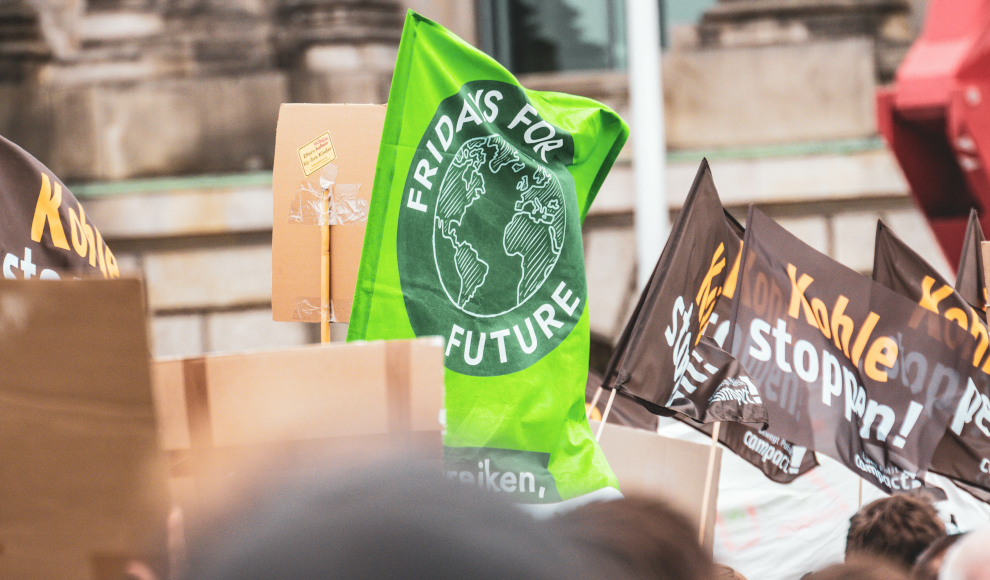 Fridays for Future Aktivisten bei einer Demonstration