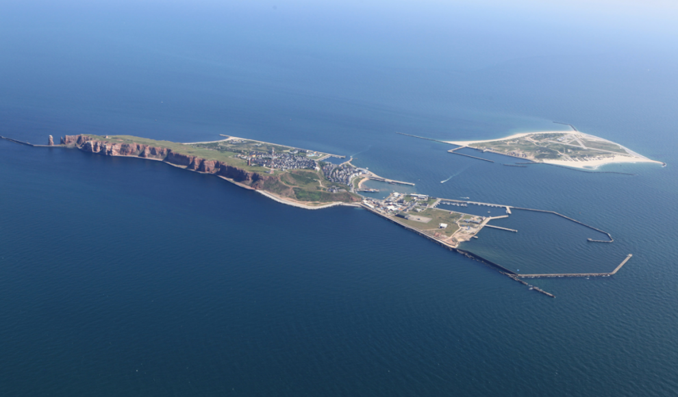 Warme Nordsee um Helgoland
