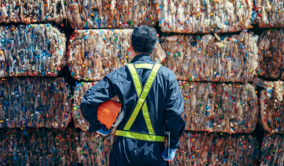 Recycling von Plastik in China