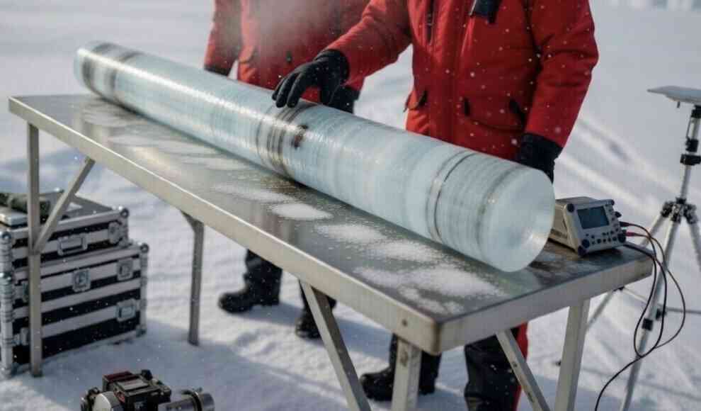 Eisbohrkerne belegen statistisch unauffällige Erwärmung der Erde