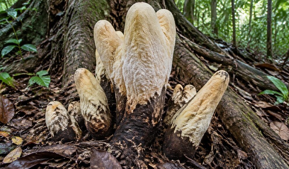 Riesenpilz in China wird 50 Zentimeter hoch und wiegt 2,2 Kilo