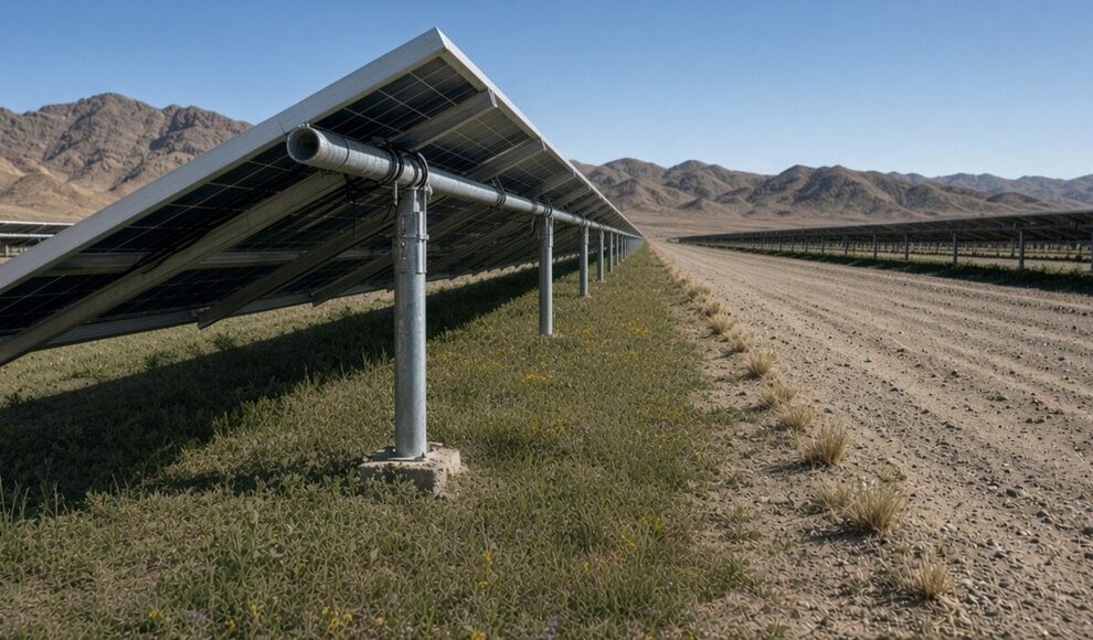Solarpark in der Wüste verdoppelt den Kohlenstoff im Boden