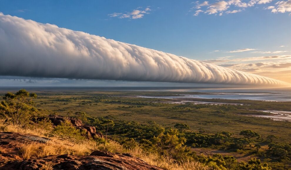 Wolkenwalze zieht bis zu 1.000 Kilometer über Australien